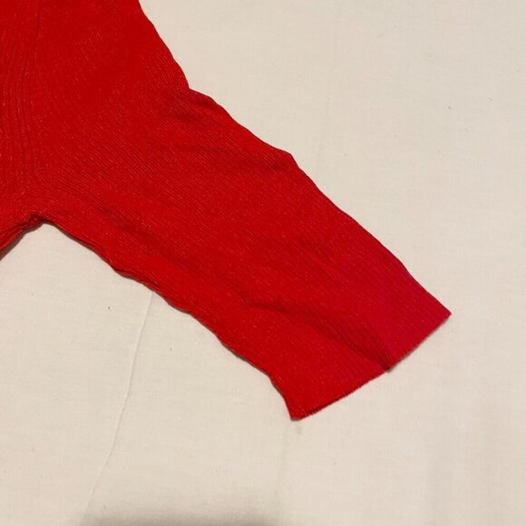Zara Cutout Red Womens Long Dress Size Medium - Picture 13 of 15